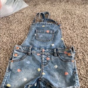 Overall shorts